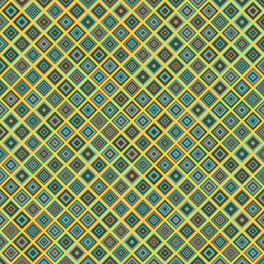 Color Rhombus tile tessellation pattern illustration