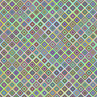 Color Rhombus tile tessellation pattern illustration