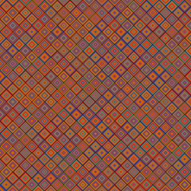Color Rhombus tile tessellation pattern illustration