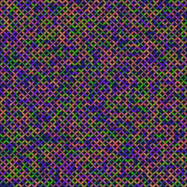 Color Rhombus tile tessellation pattern illustration