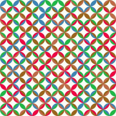 Color Rhombus tile tessellation pattern illustration