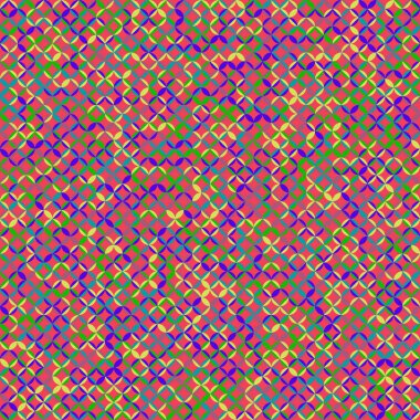 Color Rhombus tile tessellation pattern illustration