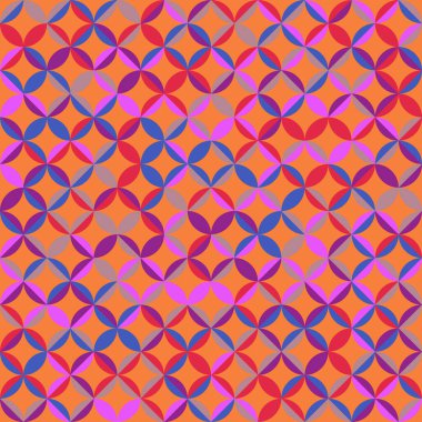 Color Rhombus tile tessellation pattern illustration