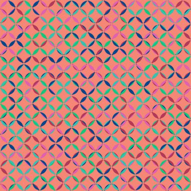 Color Rhombus tile tessellation pattern illustration