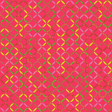 Color Rhombus tile tessellation pattern illustration