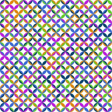 Color Rhombus tile tessellation pattern illustration