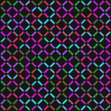 Color Rhombus tile tessellation pattern illustration