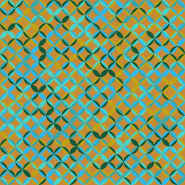 Color Rhombus tile tessellation pattern illustration
