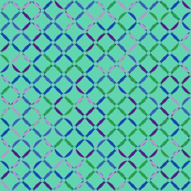 Color Rhombus tile tessellation pattern illustration