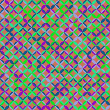 Color Rhombus tile tessellation pattern illustration