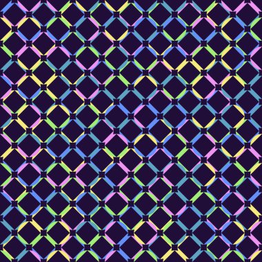 Color Rhombus tile tessellation pattern illustration