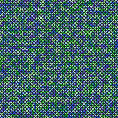 Color Rhombus tile tessellation pattern illustration