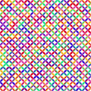 Color Rhombus tile tessellation pattern illustration