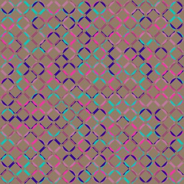 Color Rhombus tile tessellation pattern illustration