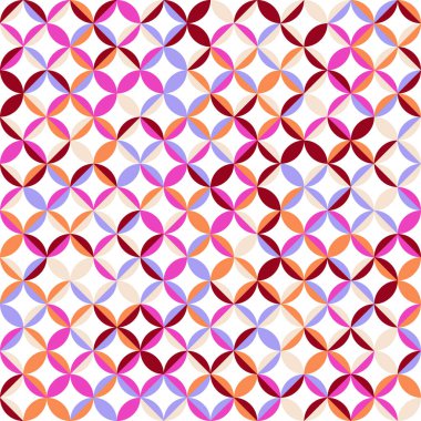 Color Rhombus tile tessellation pattern illustration