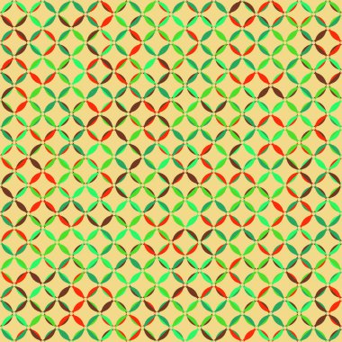 Color Rhombus tile tessellation pattern illustration