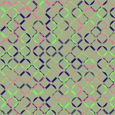 Color Rhombus tile tessellation pattern illustration