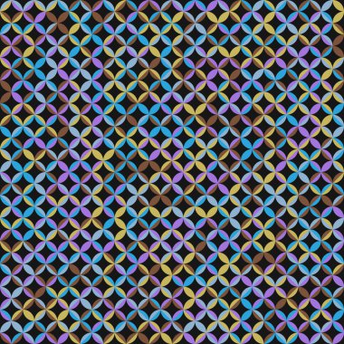 Color Rhombus tile tessellation pattern illustration