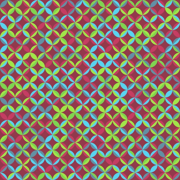 Color Rhombus Tile Tessellation Pattern Illustration — Stockvector