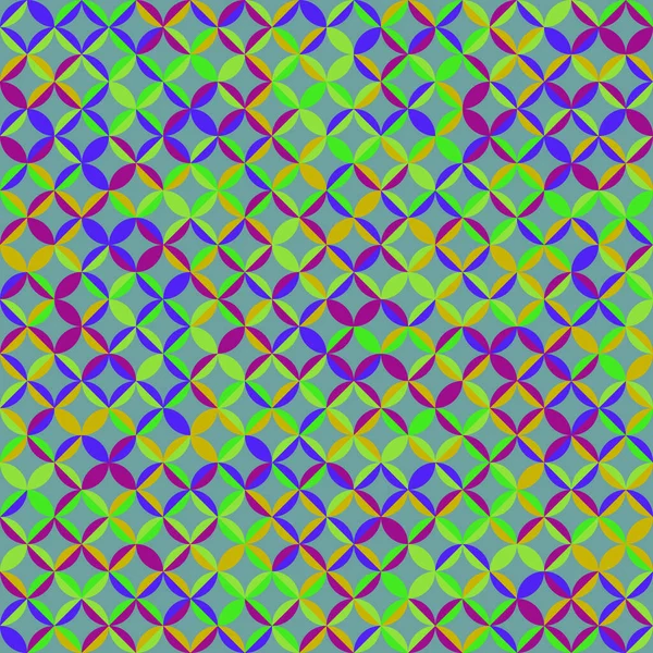 Color Rhombus Tile Tessellation Pattern Illustration — Stok Vektör