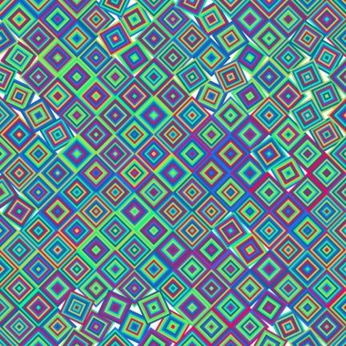 Color Rhombus tile tessellation pattern illustration