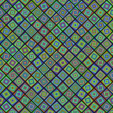 Color Rhombus tile tessellation pattern illustration