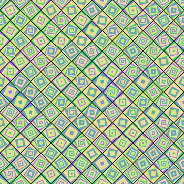Color Rhombus tile tessellation pattern illustration