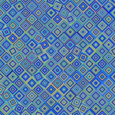 Color Rhombus tile tessellation pattern illustration