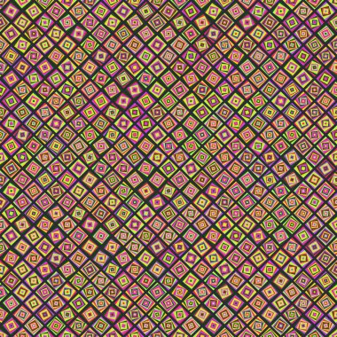 Color Rhombus tile tessellation pattern illustration