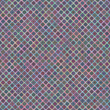 Color Rhombus tile tessellation pattern illustration