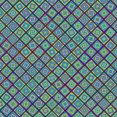 Color Rhombus tile tessellation pattern illustration