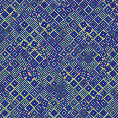 Color Rhombus tile tessellation pattern illustration