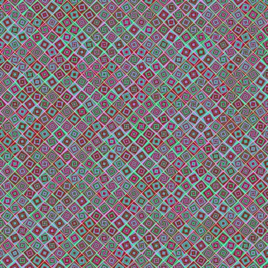 Color Rhombus tile tessellation pattern illustration