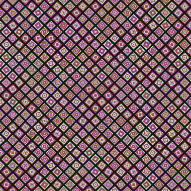 Color Rhombus tile tessellation pattern illustration