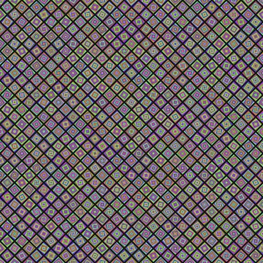 Color Rhombus tile tessellation pattern illustration
