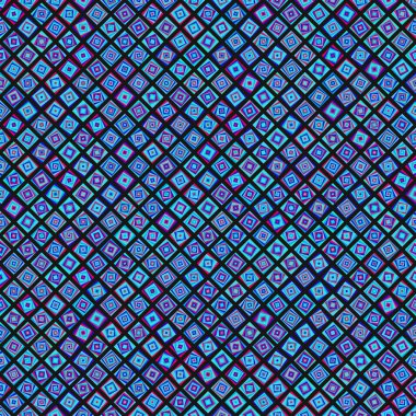Color Rhombus tile tessellation pattern illustration