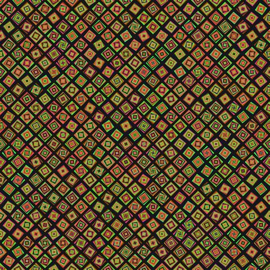Color Rhombus tile tessellation pattern illustration