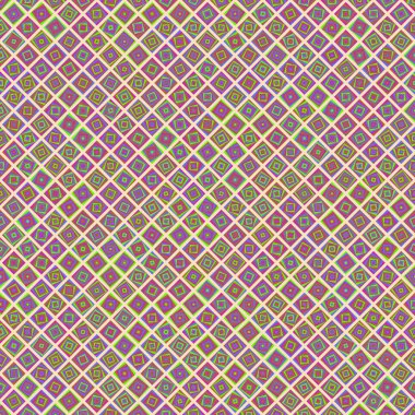 Color Rhombus tile tessellation pattern illustration
