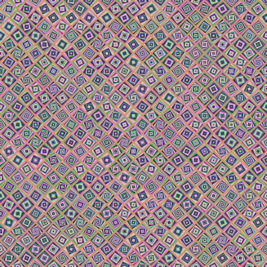 Color Rhombus tile tessellation pattern illustration