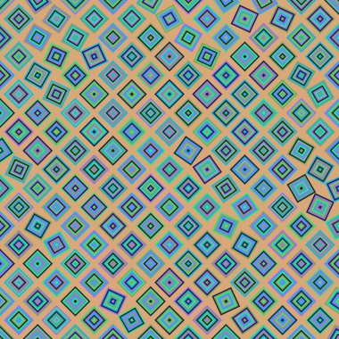 Color Rhombus tile tessellation pattern illustration