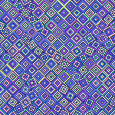 Color Rhombus tile tessellation pattern illustration