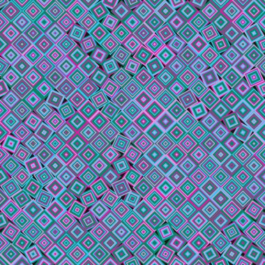 Color Rhombus tile tessellation pattern illustration