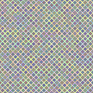Color Rhombus tile tessellation pattern illustration