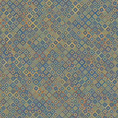 Color Rhombus tile tessellation pattern illustration