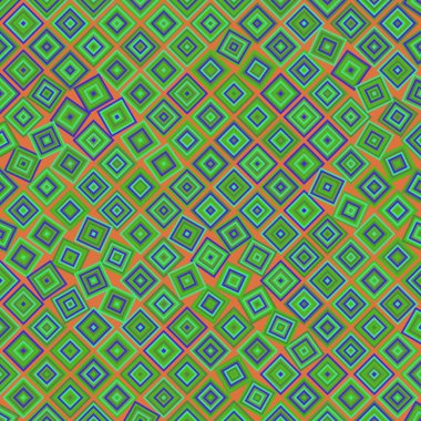 Color Rhombus tile tessellation pattern illustration