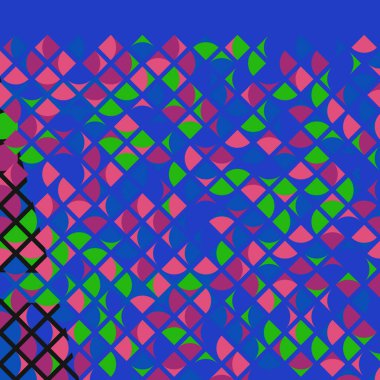 Color Rhombus tile tessellation pattern illustration