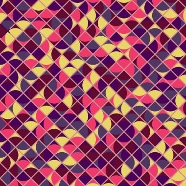 Color Rhombus tile tessellation pattern illustration