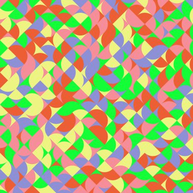Color Rhombus tile tessellation pattern illustration