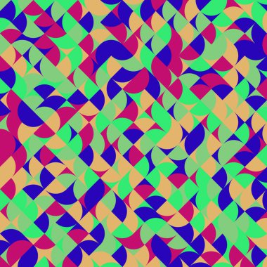 Color Rhombus tile tessellation pattern illustration