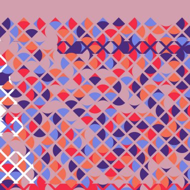 Color Rhombus tile tessellation pattern illustration